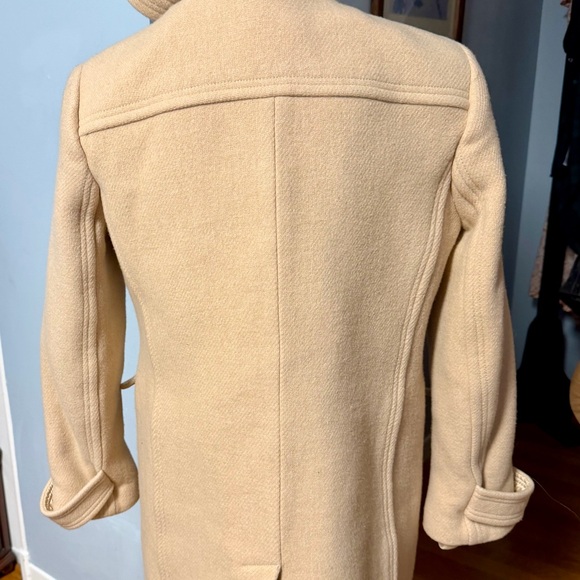 J. Crew Women's Cream Pea Coat - Picture 6 of 9